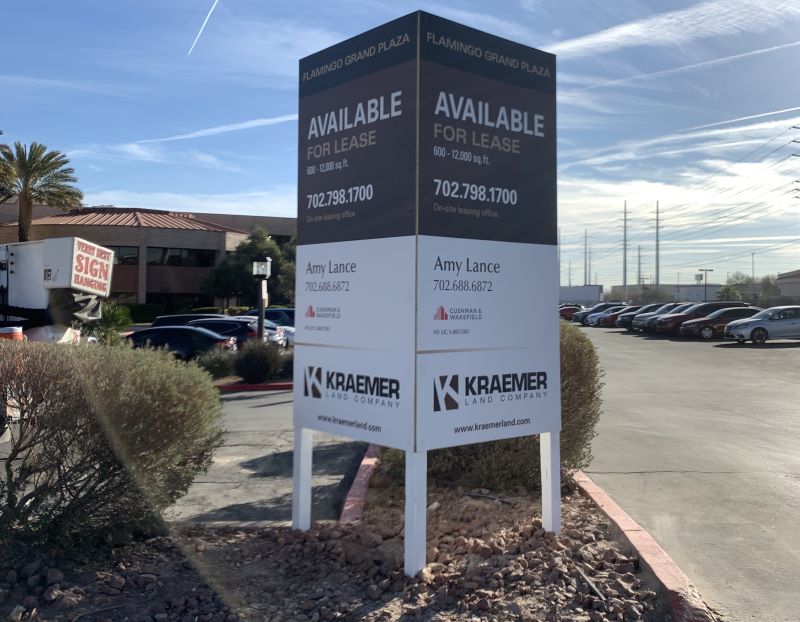 Kraemer Leasing Site Signs